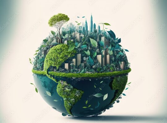 ESG, green energy, sustainable industry. Environmental, Social, and Corporate Governance