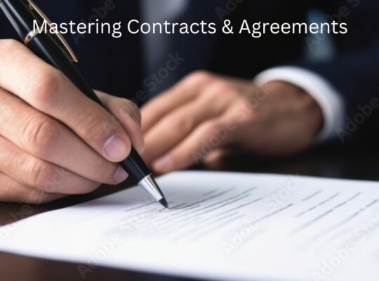 Contracts & Agreements: Building a Secure Foundation for Your Startup