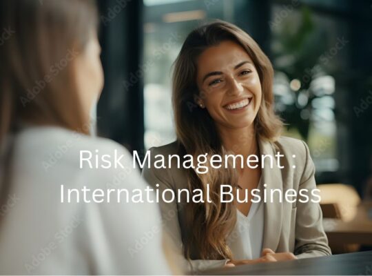 Risk Management in International Business