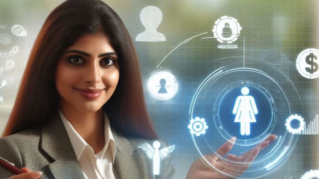 Indian professional woman depicting Effective Communication Strategies for Engaging Stakeholders in Change Management