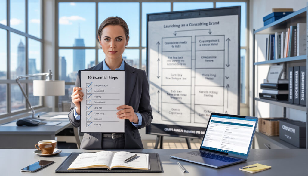 A Consultant's Guide to Starting a Business 10 Essential Steps to Launch Successfully and Grow Your Consulting Brand