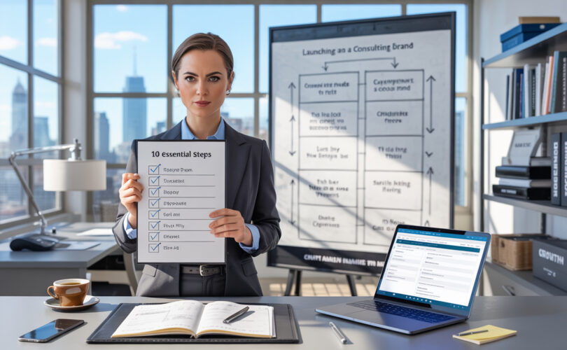 A Consultant's Guide to Starting a Business 10 Essential Steps to Launch Successfully and Grow Your Consulting Brand