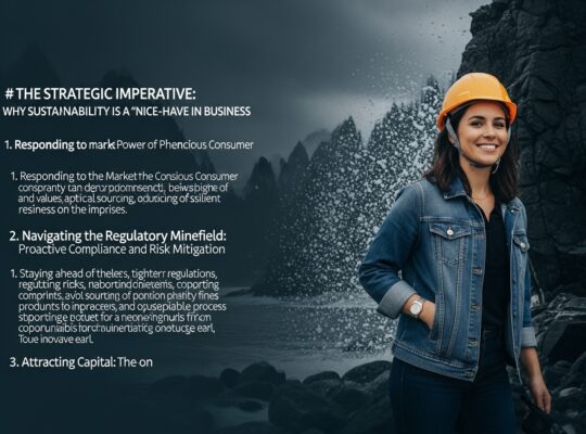 The Strategic Imperative: Why Sustainability is No Longer a 'Nice-to-Have' in Business